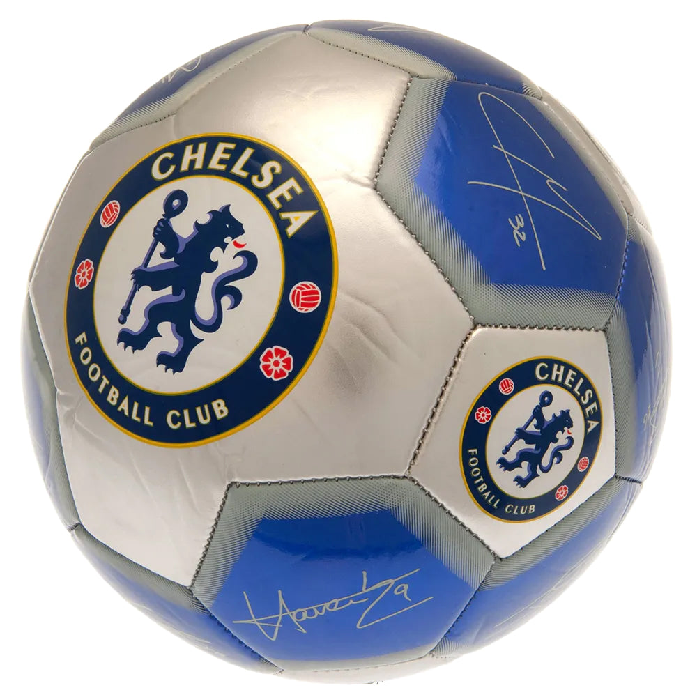 Blue-White - Side - Chelsea FC Signature 26 Panel Football