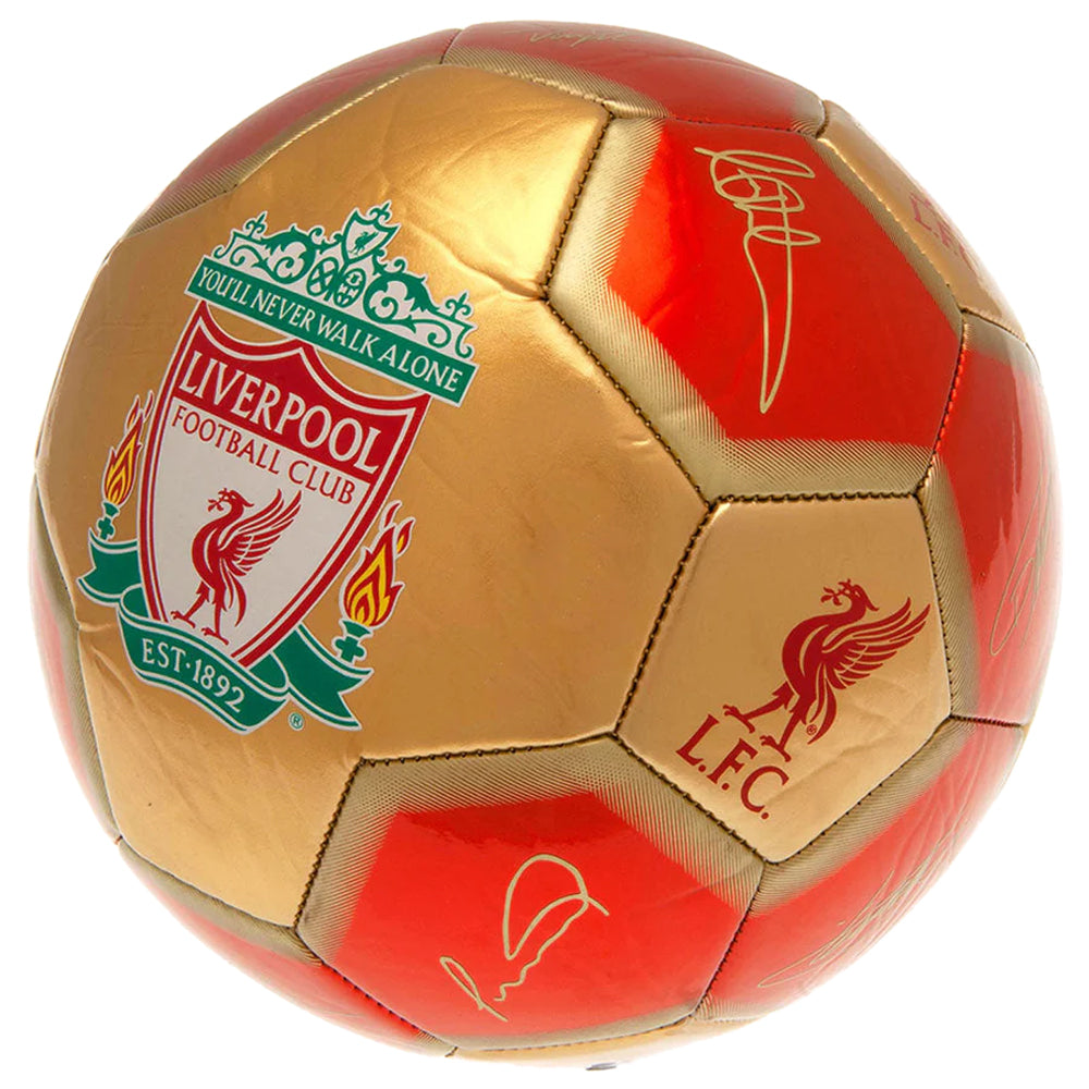 Red - Back - Liverpool FC Signature 26 Panel Football