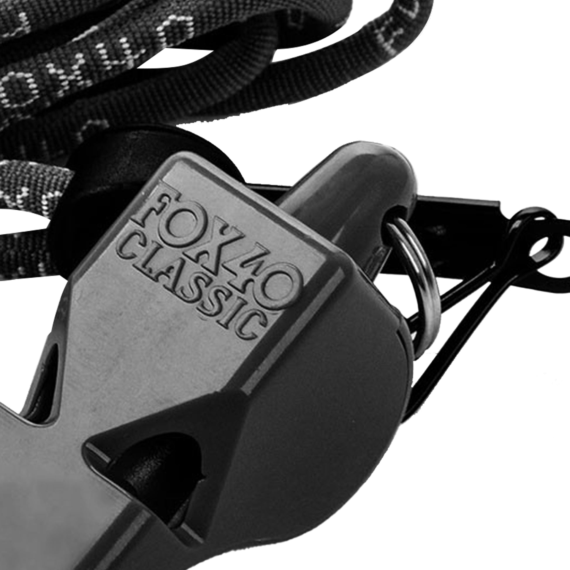 Black - Side - Fox 40 Classic Sports Whistle