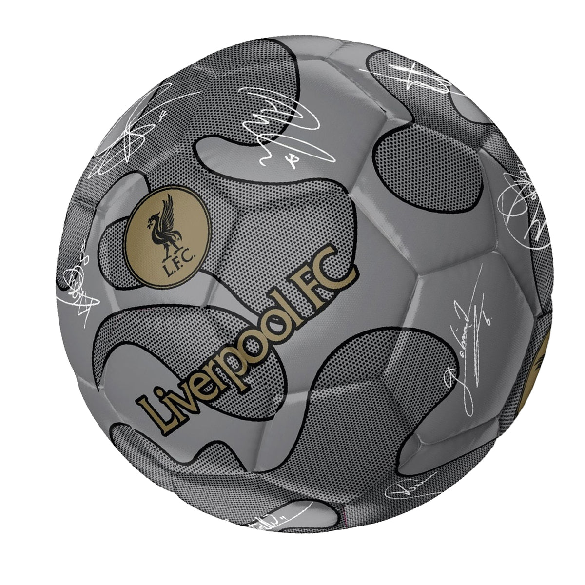 Silver - Back - Liverpool FC Signature 32 Panel Football