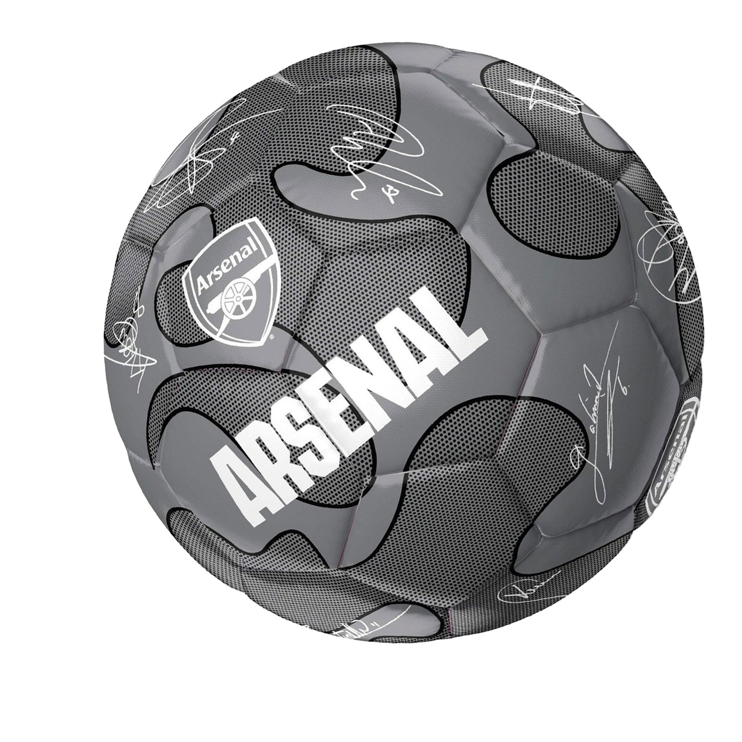 Silver-White - Back - Arsenal FC Team Camo Signature 32 Panel Football