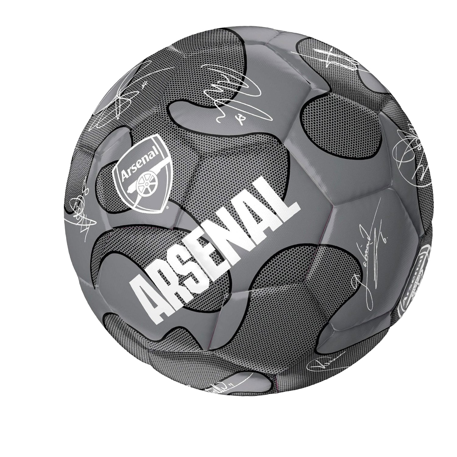 Silver-White - Back - Arsenal FC Team Camo Signature 32 Panel Football