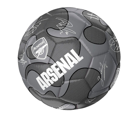 Silver-White - Back - Arsenal FC Team Camo Signature 32 Panel Football
