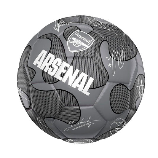 Silver-White - Front - Arsenal FC Team Camo Signature 32 Panel Football