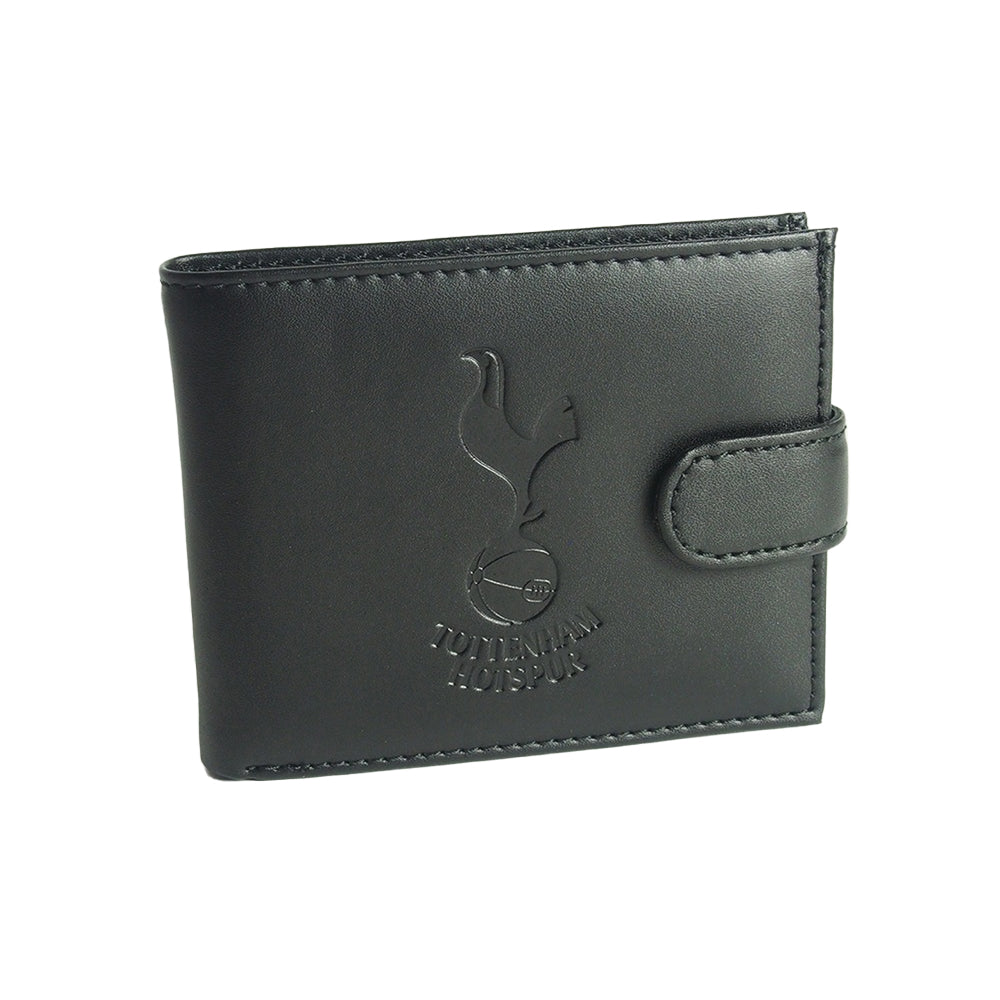Black - Front - Tottenham Hotspur FC Leather Wallet