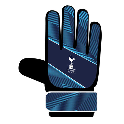 Navy Blue-White - Front - Tottenham Hotspur FC Childrens-Kids Goalkeeper Gloves