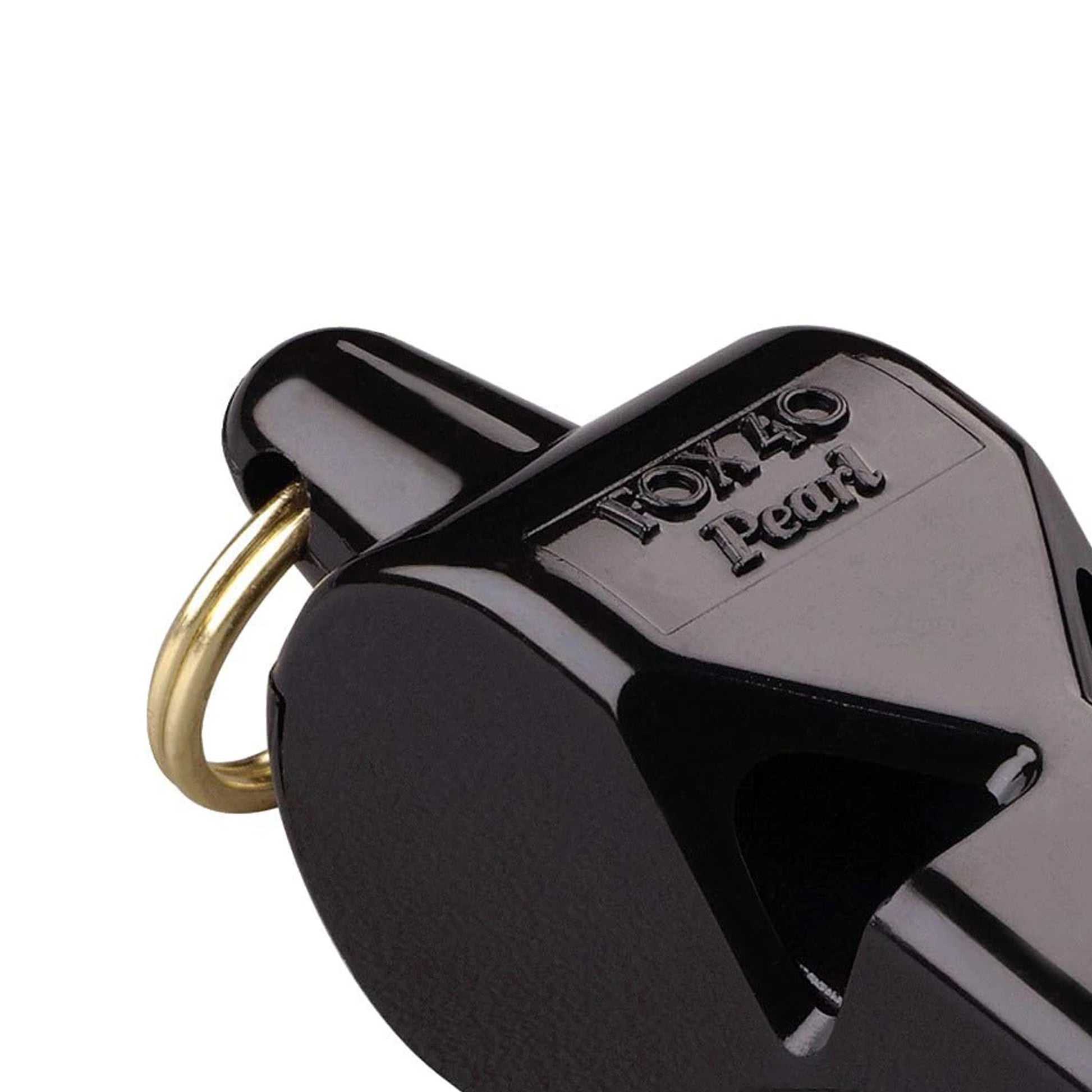 Black - Side - Fox 40 Pearl Sports Whistle