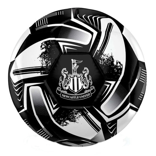 Black-White - Front - Newcastle United FC Turbine Print Football