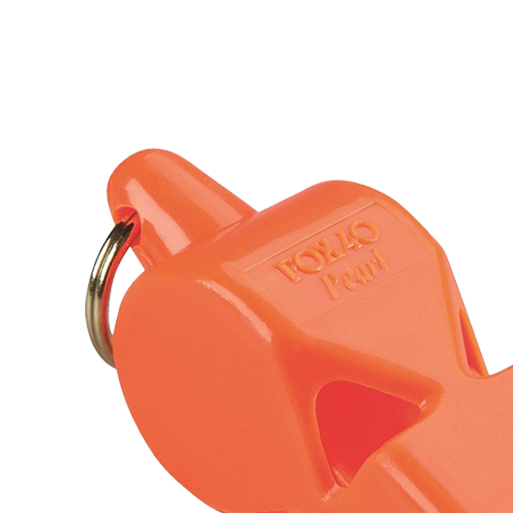 Orange - Side - Fox 40 Pearl Safety Whistle