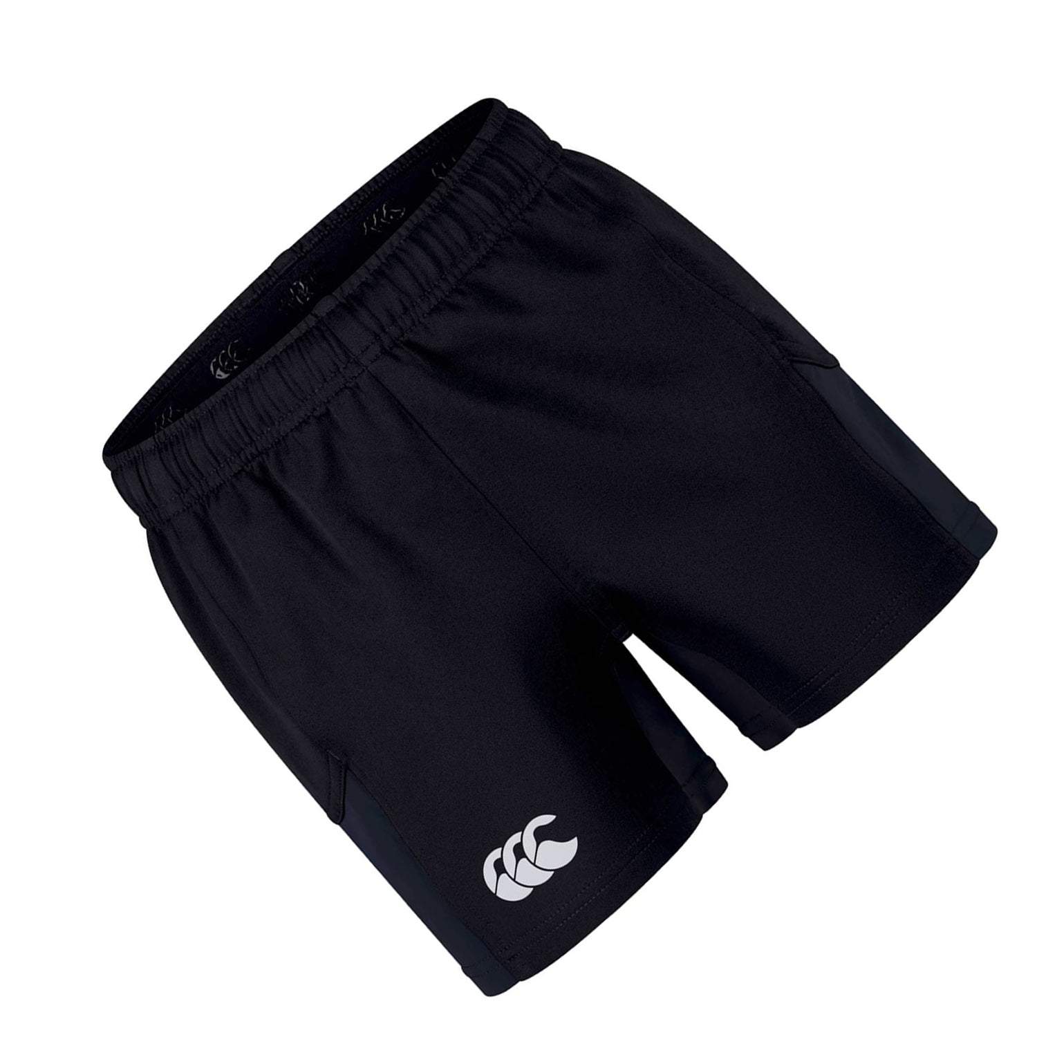 Black - Back - Canterbury Childrens-Kids Advantage Rugby Shorts