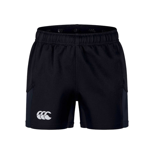 Black - Front - Canterbury Childrens-Kids Advantage Rugby Shorts