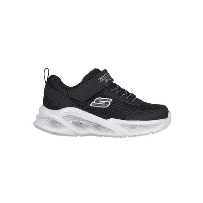 Black-Grey - Back - Skechers Childrens-Kids S Lights Trainers