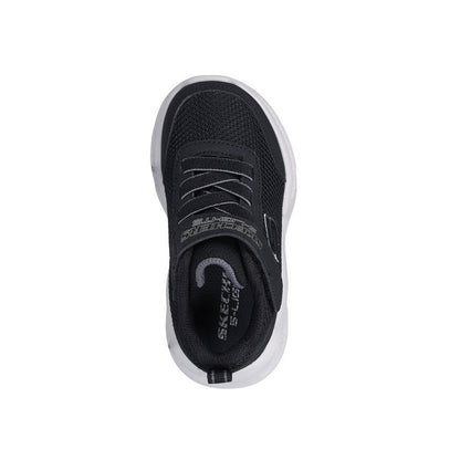 Black-Grey - Pack Shot - Skechers Childrens-Kids S Lights Trainers