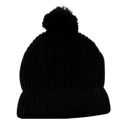 Black - Back - Six Peaks Mens Pom Pom Beanie