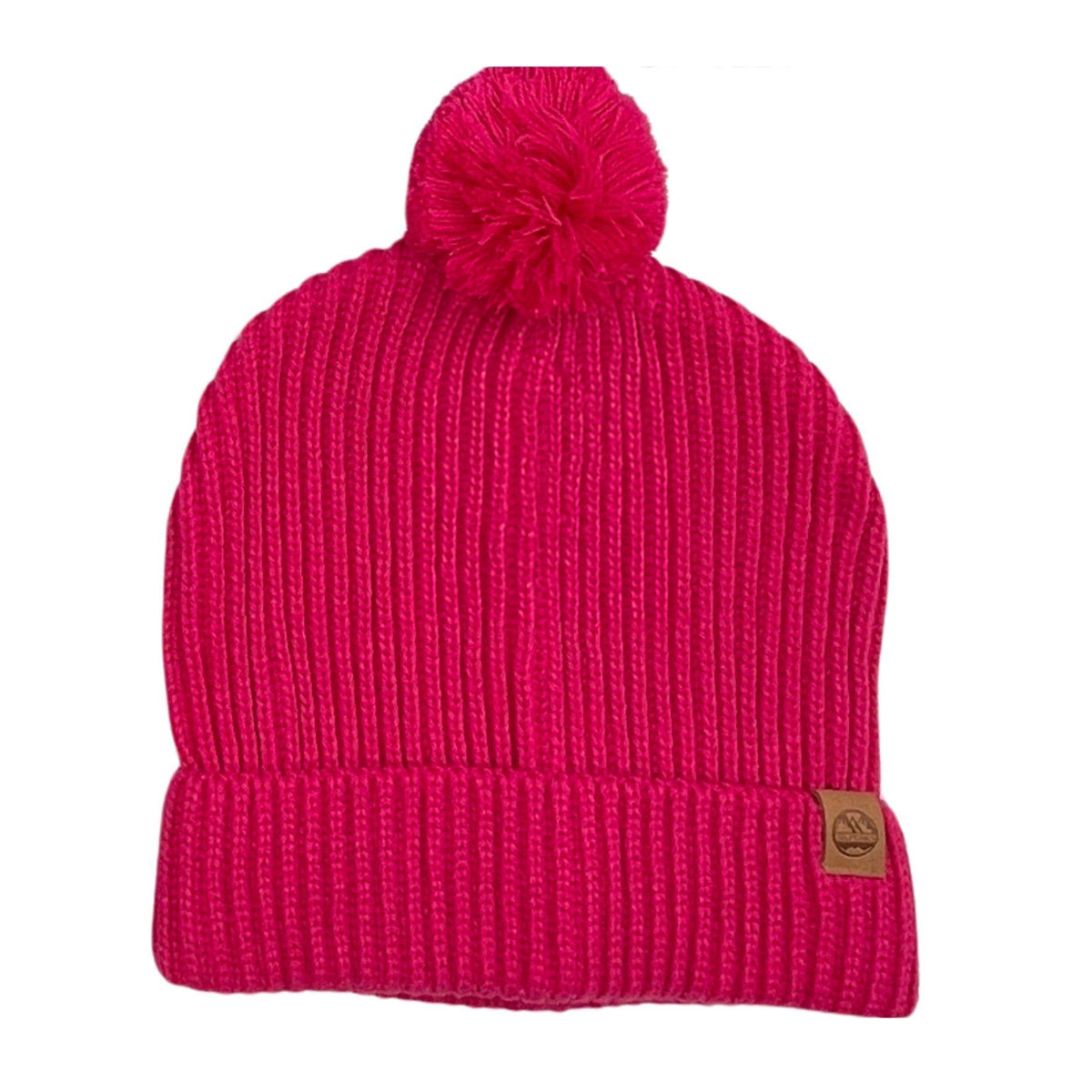 Hot Pink - Front - Six Peaks Mens Pom Pom Beanie