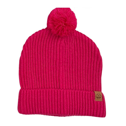 Hot Pink - Front - Six Peaks Mens Pom Pom Beanie