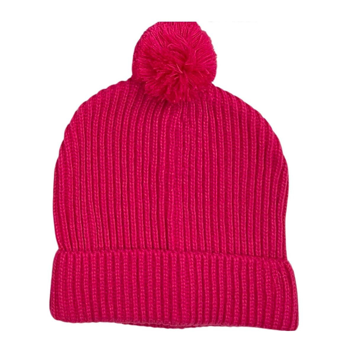 Hot Pink - Back - Six Peaks Mens Pom Pom Beanie
