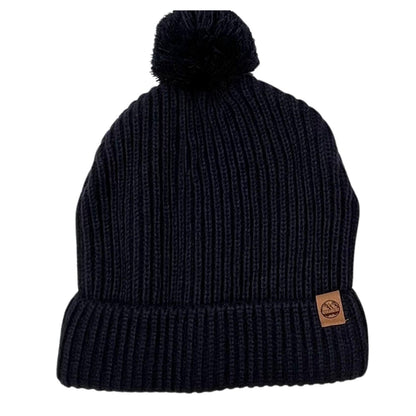 Navy - Front - Six Peaks Mens Pom Pom Beanie