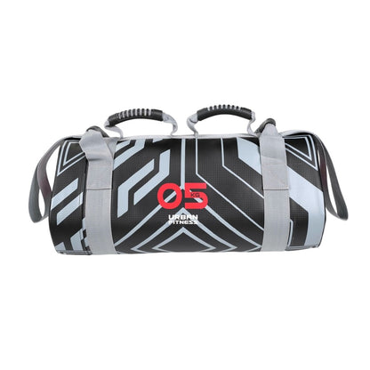 Black-Grey - Front - Urban Fitness Power Fitness Weighted Bag