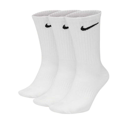 White - Front - Nike Unisex Adult Everyday Dri-FIT Crew Socks (Pack of 3)