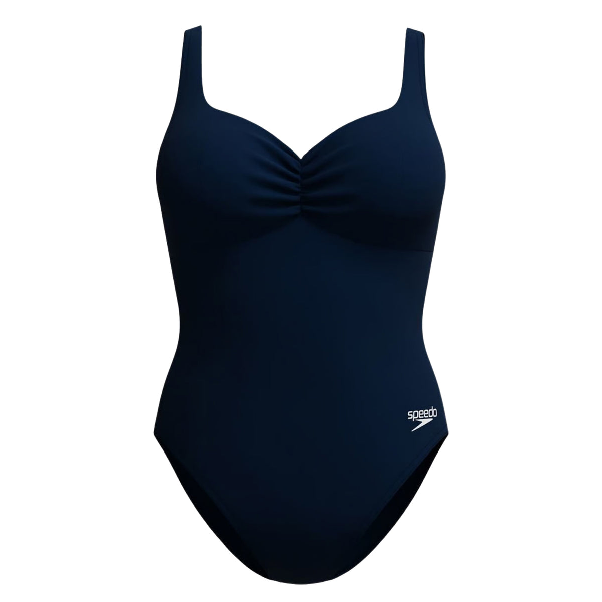 Navy - Front - Speedo Womens-Ladies AquaNite Shaping One Piece Swimsuit