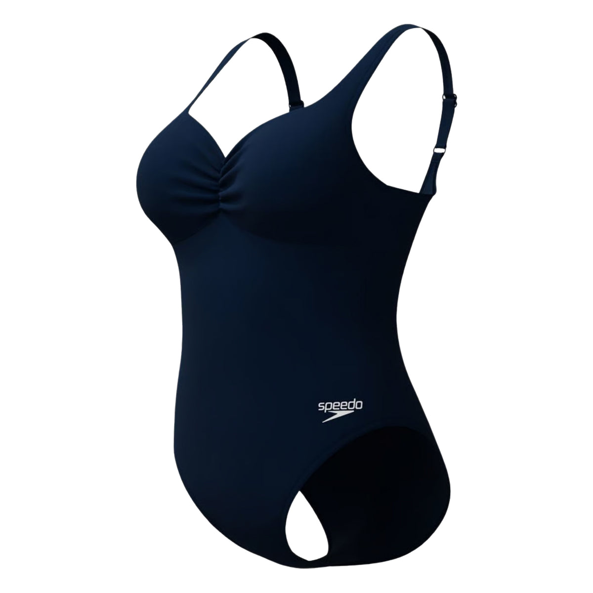 Navy - Lifestyle - Speedo Womens-Ladies AquaNite Shaping One Piece Swimsuit
