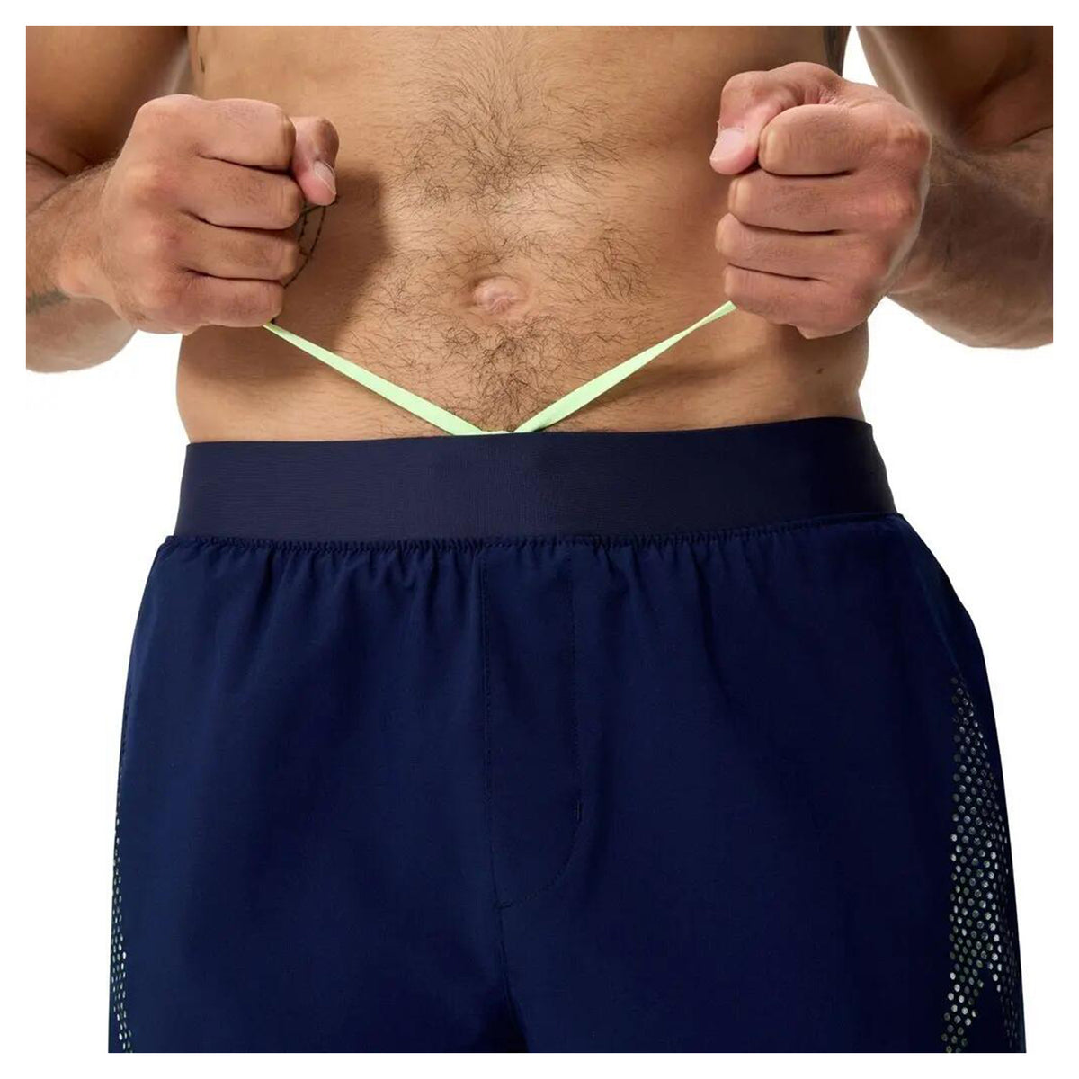 Navy-Green - Side - Speedo Mens Volley Swim Shorts
