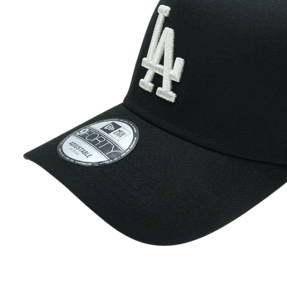 Black-Silver - Back - New Era Unisex Adult 9Forty LA Dodgers Baseball Cap