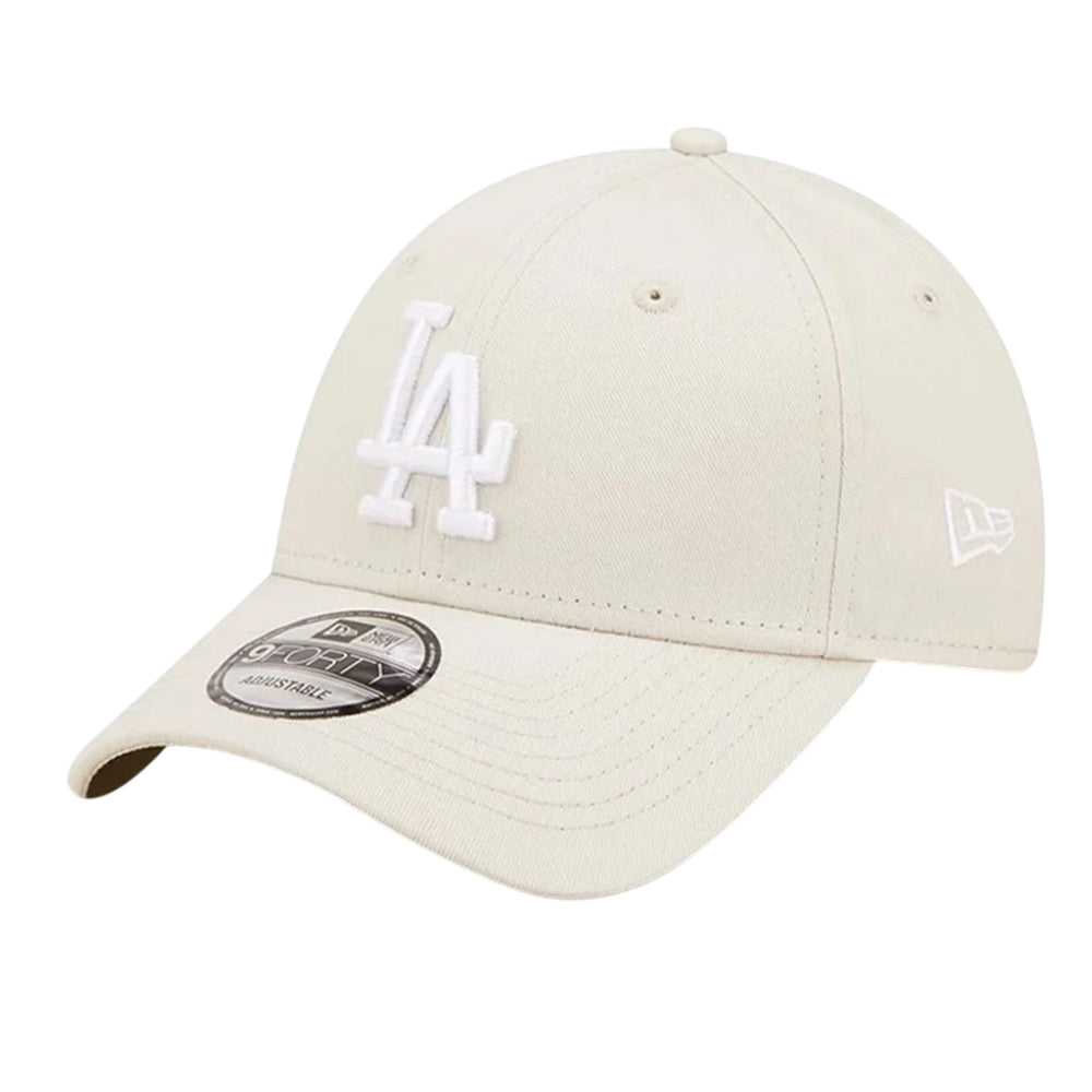 Stone-White - Front - New Era Unisex Adult 9Forty LA Dodgers Baseball Cap