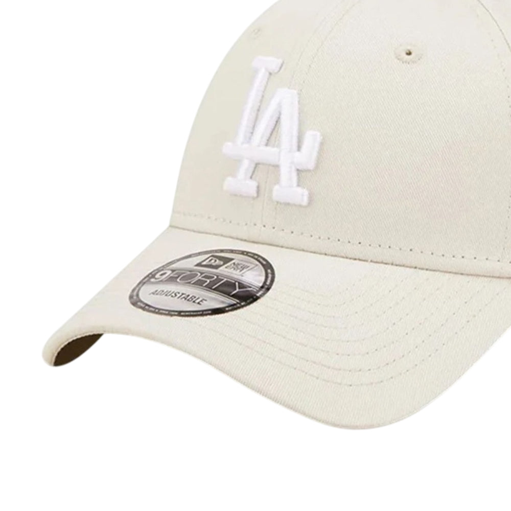 Stone-White - Back - New Era Unisex Adult 9Forty LA Dodgers Baseball Cap