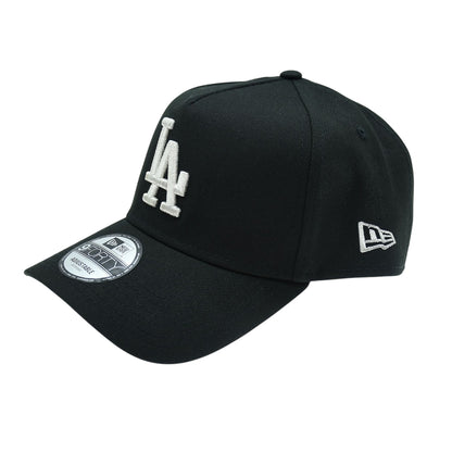 Black-White - Front - New Era Unisex Adult 9Forty LA Dodgers Baseball Cap