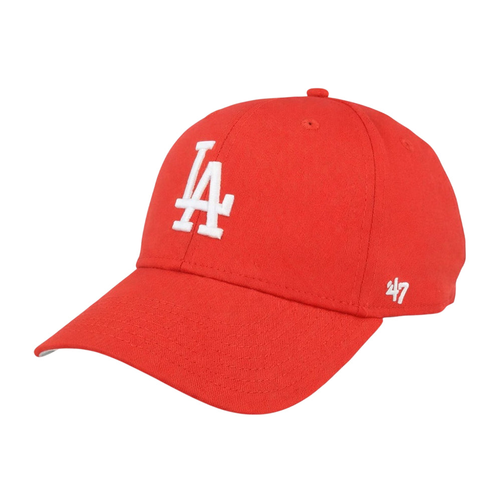 Red-White - Front - New Era Unisex Adult 9Forty LA Dodgers Baseball Cap