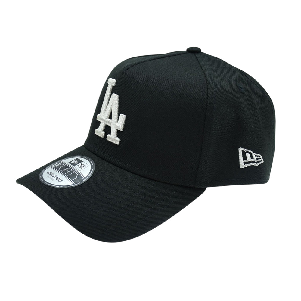 Black-Silver - Front - New Era Unisex Adult 9Forty LA Dodgers Baseball Cap