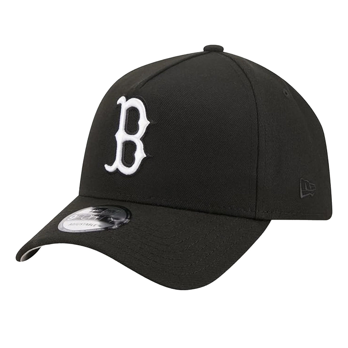 Black-White - Front - New Era 9Forty Boston Red Sox Baseball Cap