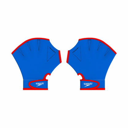 Blue-White - Lifestyle - Speedo Unisex Adult Aqua Swimming Gloves