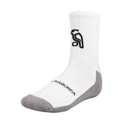 Cream - Front - Kookaburra Unisex Adult Grip Cricket Crew Socks