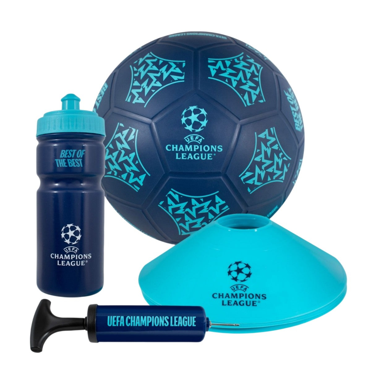 Blue - Front - UEFA Champions League Crest Football Training Set