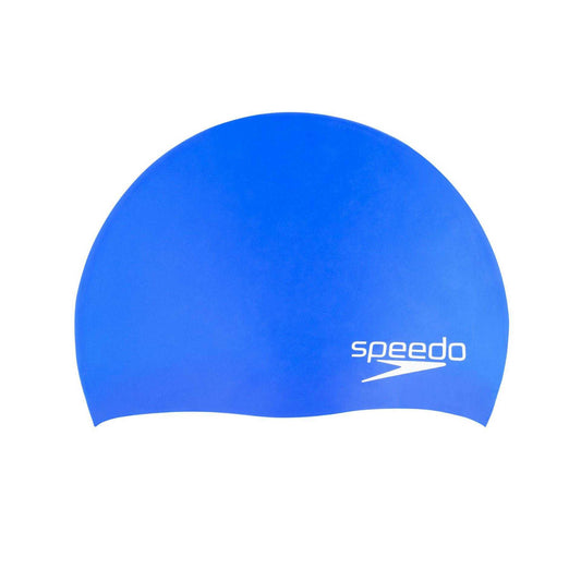 Blue - Front - Speedo Childrens-Kids Biofuse Swim Cap