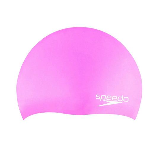 Pink - Front - Speedo Childrens-Kids Biofuse Swim Cap