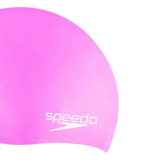 Pink - Back - Speedo Childrens-Kids Biofuse Swim Cap