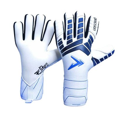 White - Front - Precision Childrens-Kids Elite 3.0 Giga Goalkeeper Gloves