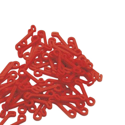 Red - Back - Precision Net Clip (Pack of 80)