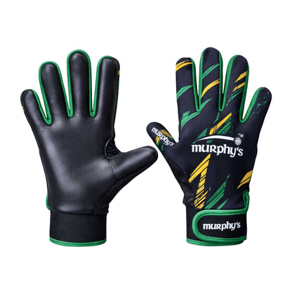 Black-Amber-Green - Side - Murphys Childrens-Kids Vision Gaelic Gloves