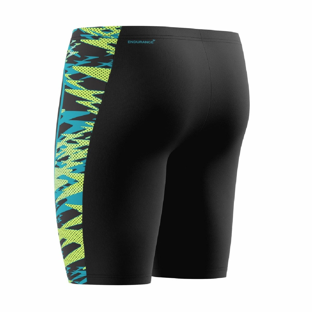 Anthracite-Teal - Side - Speedo Mens Hyperboom Splice Jammer Shorts