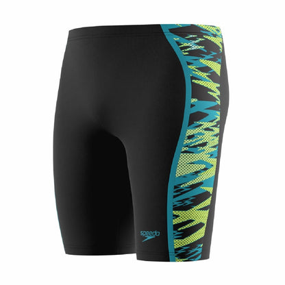 Anthracite-Teal - Front - Speedo Mens Hyperboom Splice Jammer Shorts