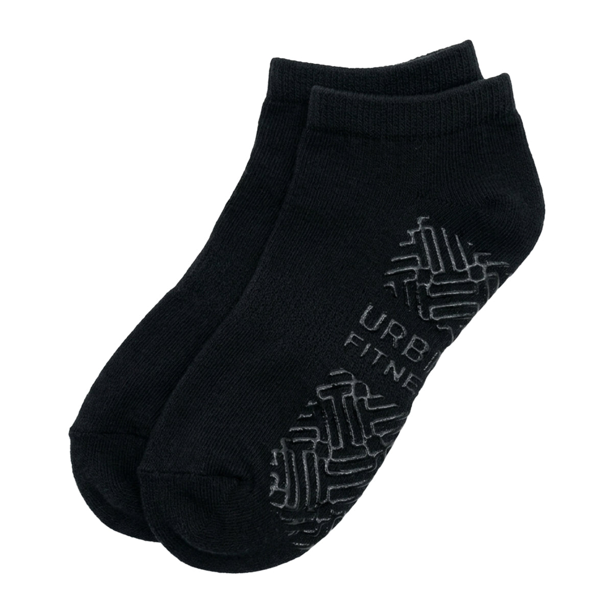 Black - Front - Urban Fitness Unisex Adult Low Rise Ankle Socks