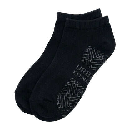Black - Front - Urban Fitness Unisex Adult Low Rise Ankle Socks