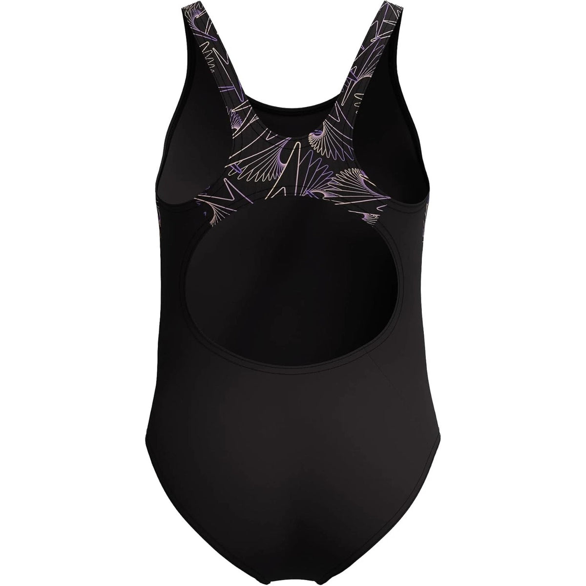 Peach - Back - Speedo Childrens-Kids Hyperboom Splice Muscleback One Piece Swimsuit