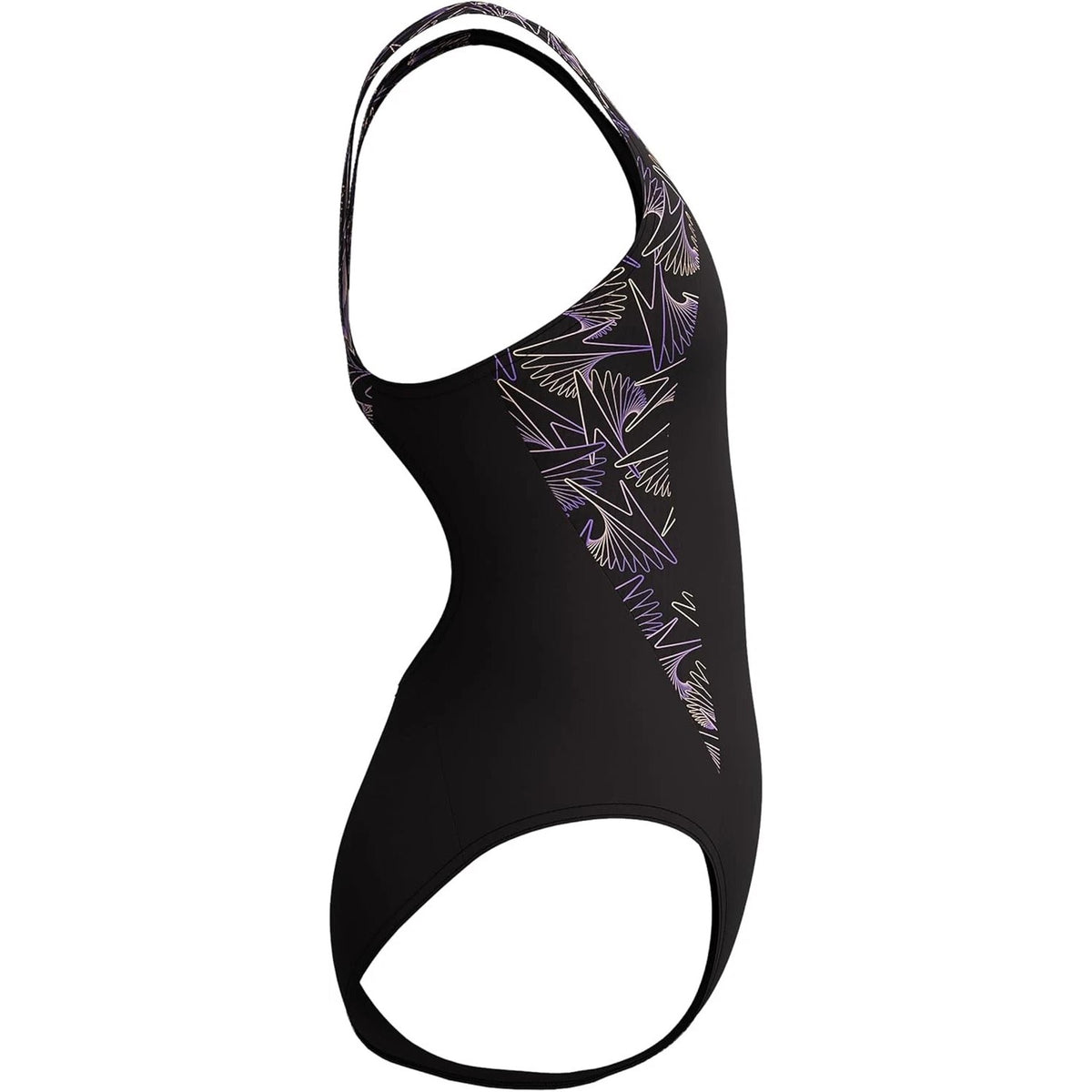 Peach - Pack Shot - Speedo Childrens-Kids Hyperboom Splice Muscleback One Piece Swimsuit