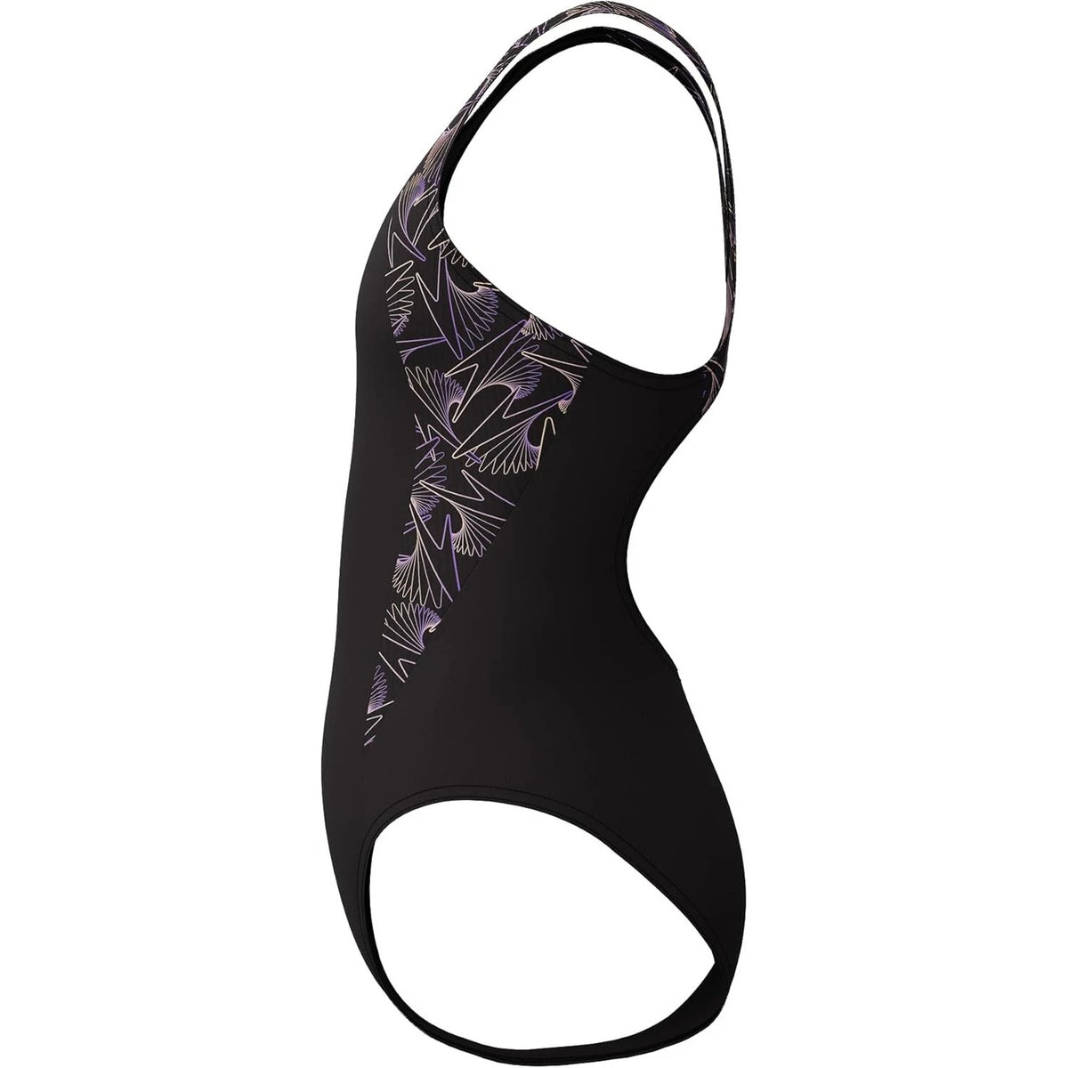 Peach - Close up - Speedo Childrens-Kids Hyperboom Splice Muscleback One Piece Swimsuit